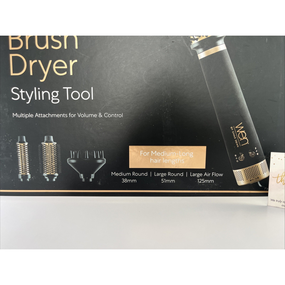 WEN by Chaz Dean Brush Dryer Styling Hair Dryer with Attachments OEM - Picture 3 of 8